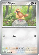 Pidgey 162 - [SV03 Obsidian Flames] Reverse Holofoil