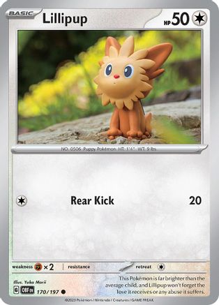 Lillipup 170 - [SV03 Obsidian Flames] Reverse Holofoil