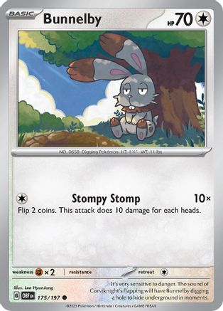 Bunnelby 175 - [SV03 Obsidian Flames]