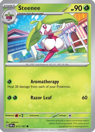 Steenee 17 - [SV03 Obsidian Flames] Reverse Holofoil
