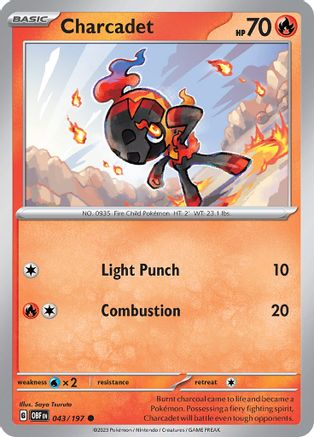 Charcadet 43 - [SV03 Obsidian Flames]