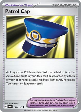 Patrol Cap 191 - [SV03 Obsidian Flames] Reverse Holofoil