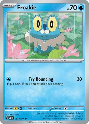 Froakie 56 - [SV03 Obsidian Flames]