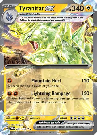 Tyranitar ex 66 - [SV03 Obsidian Flames] Holofoil