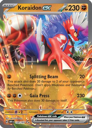 Koraidon ex 124 - [SV03 Obsidian Flames] Holofoil