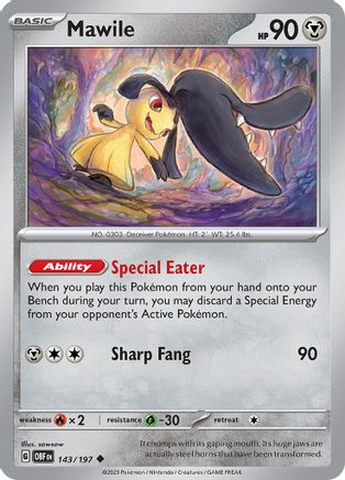Mawile - 143/197 143 - [SV03 Obsidian Flames] Reverse Holofoil