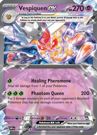 Vespiquen ex 96 - [SV03 Obsidian Flames] Holofoil