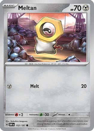 Meltan 152 - [SV03 Obsidian Flames]