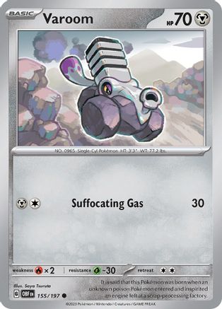 Varoom - 155/197 155 - [SV03 Obsidian Flames] Reverse Holofoil
