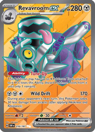 Revavroom ex - 216/197 216 - [SV03 Obsidian Flames] Holofoil