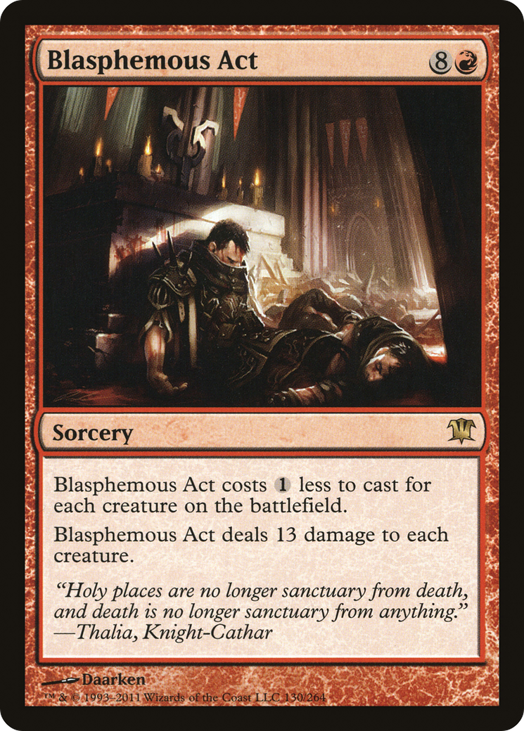 Blasphemous Act (ISD-130) [Innistrad]
