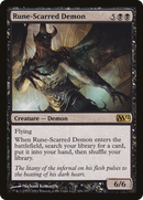 Rune-Scarred Demon (M12-106) [Magic 2012] Foil
