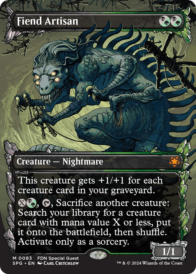 Fiend Artisan (SPG-083) [Special Guests]: (Showcase) Foil
