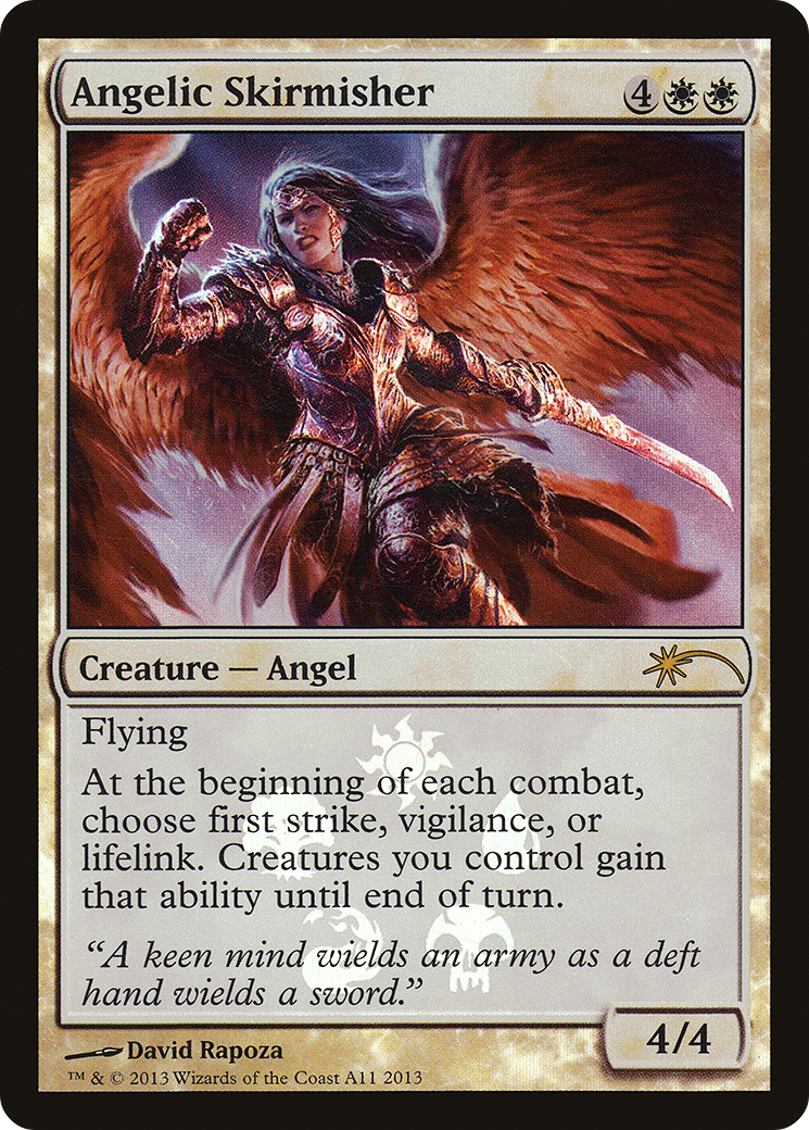 Angelic Skirmisher (MEDIA-A11) [Gatecrash Promos] Foil