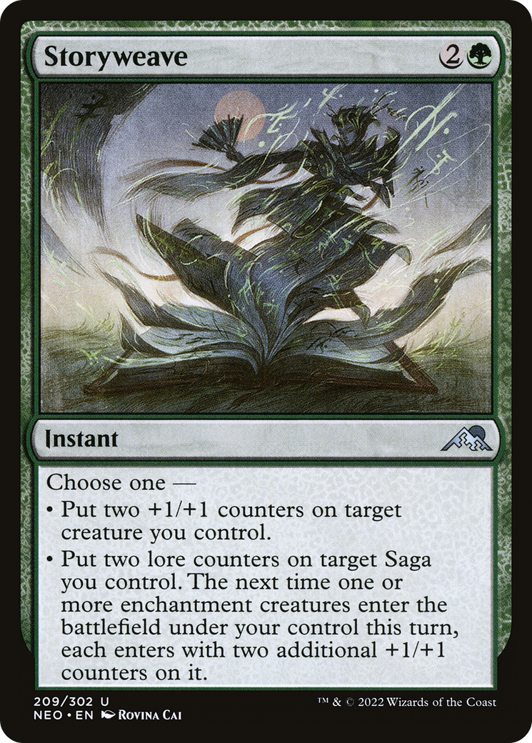 Storyweave (NEO-209) [Kamigawa: Neon Dynasty] Foil