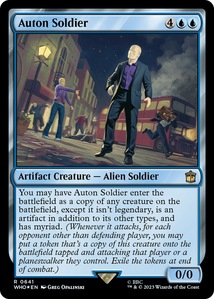 Auton Soldier (WHO-641) [Doctor Who] Foil