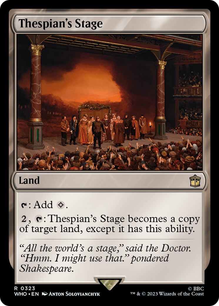 Thespian's Stage (WHO-323) [Doctor Who]