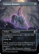 Colossus Hammer (Borderless) (LCC-110) (Borderless) [The Lost Caverns of Ixalan Commander] Foil