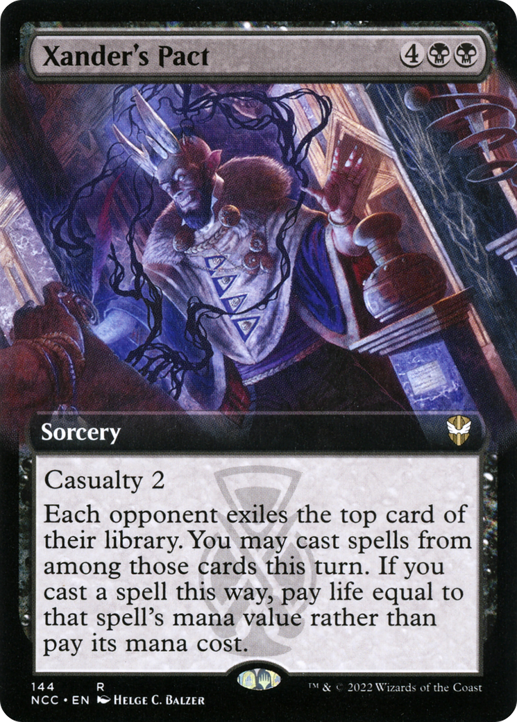 Xander's Pact (Extended Art) (NCC-144) [New Capenna Commander]