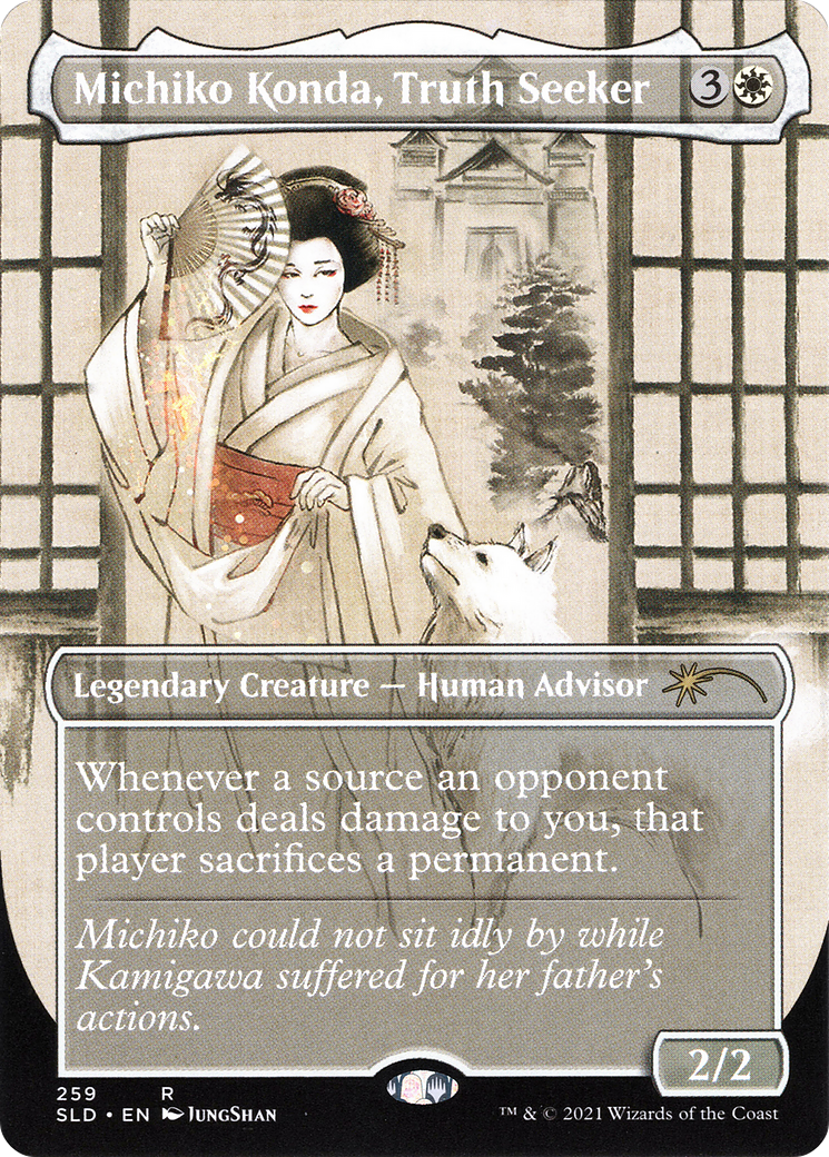 Michiko Konda, Truth Seeker (SLD-259) (Borderless) [Secret Lair Drop]