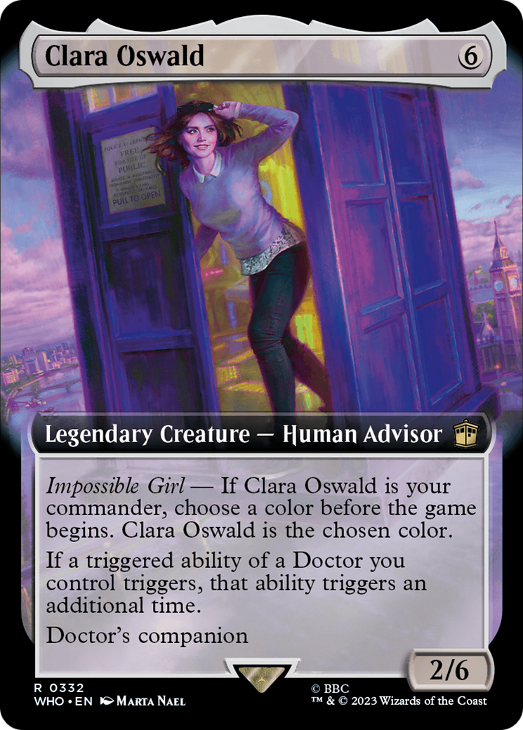 Clara Oswald (WHO-332) [Doctor Who]: (Extended Art)