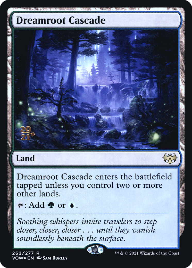 Dreamroot Cascade (PRE-262) [Innistrad: Crimson Vow Promos] Foil