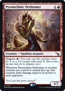 Pyrotechnic Performer (PRE-140S) [Murders at Karlov Manor Promos] Foil