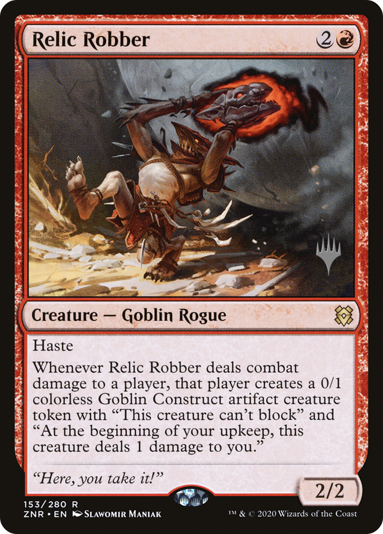 Relic Robber (PPZNR-153P) [Zendikar Rising Promos]