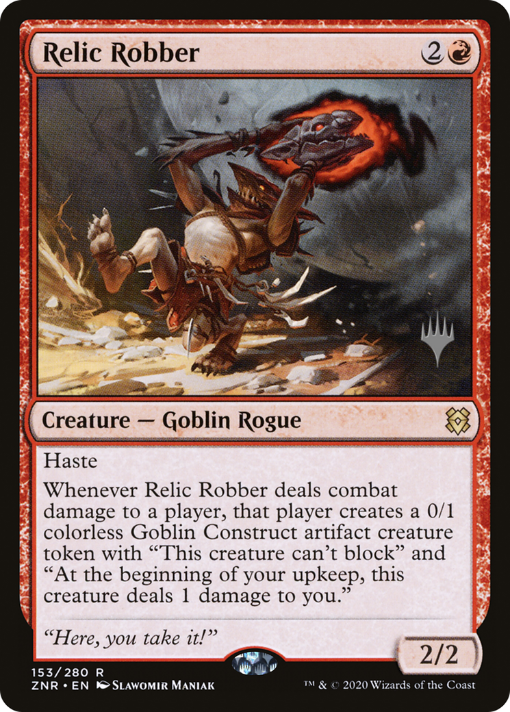 Relic Robber (PPZNR-153P) [Promo Pack: Zendikar Rising Promos]