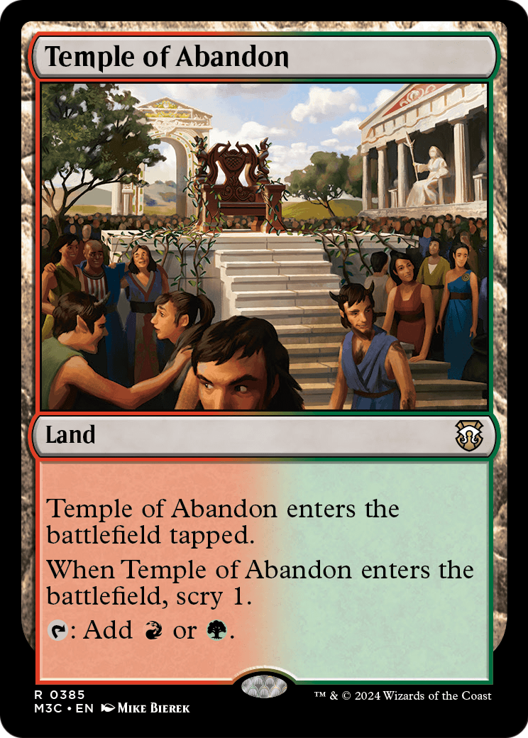 Temple of Abandon (M3C-385) [Modern Horizons 3 Commander]