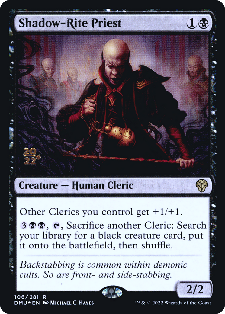 Shadow-Rite Priest (PRE-106S) [Dominaria United Promos] Foil