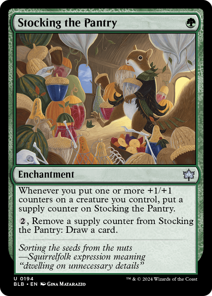 Stocking the Pantry (BLB-194) [Bloomburrow]