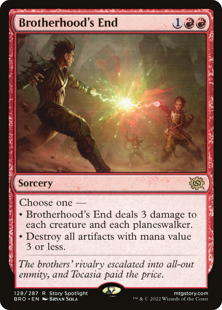 Brotherhood's End (BRO-128) [The Brothers' War] Foil