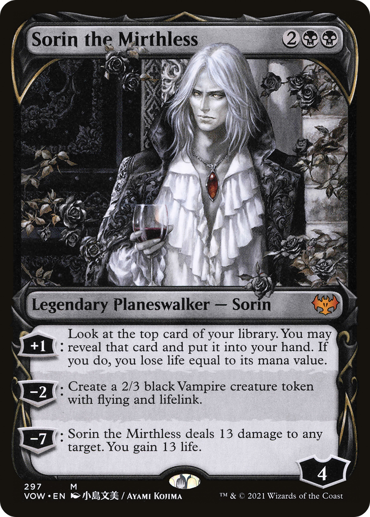 Sorin the Mirthless (Showcase) (VOW-297) [Innistrad: Crimson Vow]