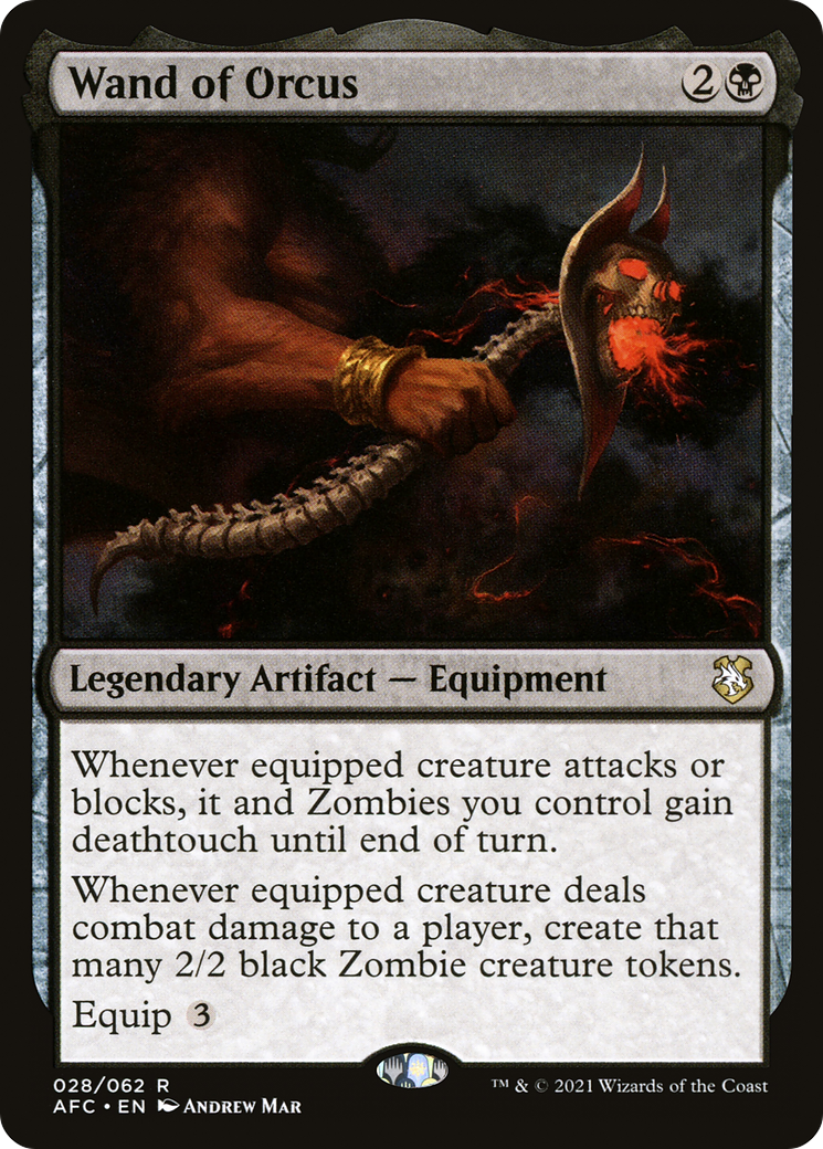 Wand of Orcus (AFC-028) [Forgotten Realms Commander]