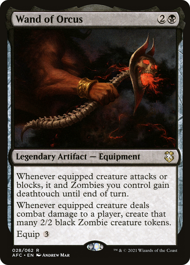 Wand of Orcus (AFC-028) [Forgotten Realms Commander]