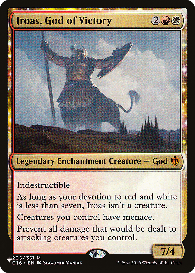 Iroas, God of Victory (LIST-C16-205) [The List]: (enchantment)