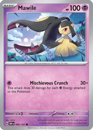 Mawile - 089/197 89 - [SV03 Obsidian Flames]