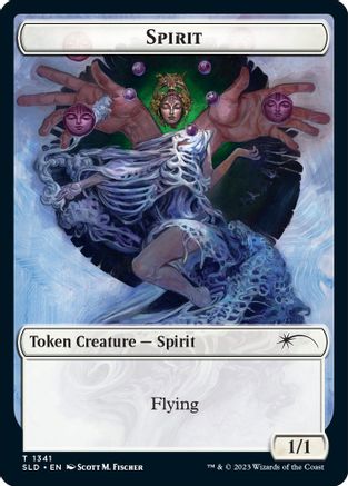 Spirit (SLD) // Angel Double-sided Token (SLD-) [Secret Lair Drop Series]