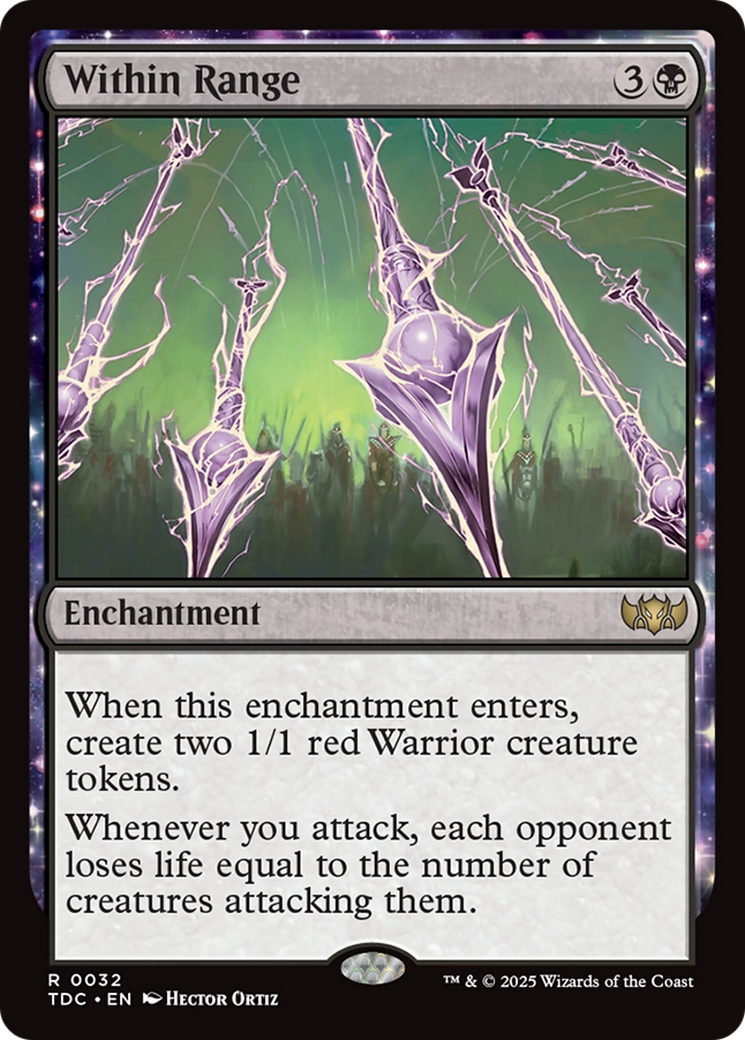 Within Range (TDC-032) [Commander: Tarkir: Dragonstorm]: (enchantment)