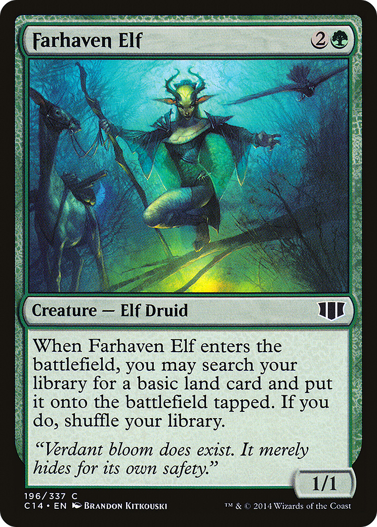 Farhaven Elf (C14-196) [Commander 2014]