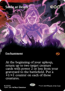 Smile at Death (TDM-329) [Tarkir: Dragonstorm]: (Showcase, enchantment) (Borderless) Foil