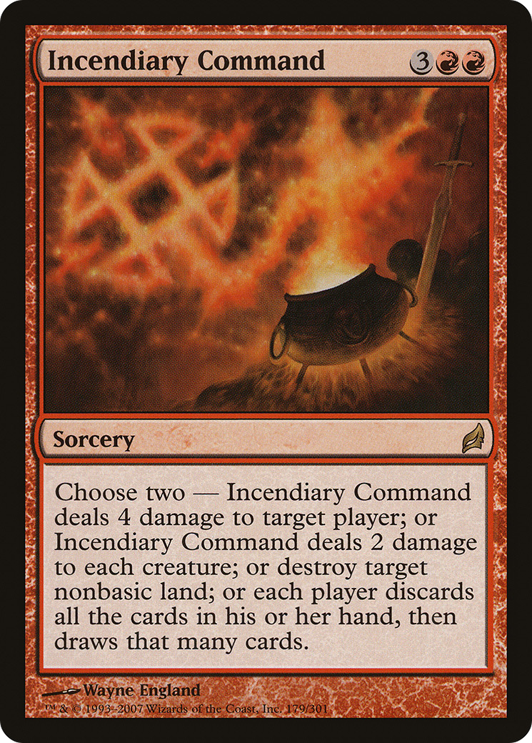 Incendiary Command (LRW-179) [Lorwyn]