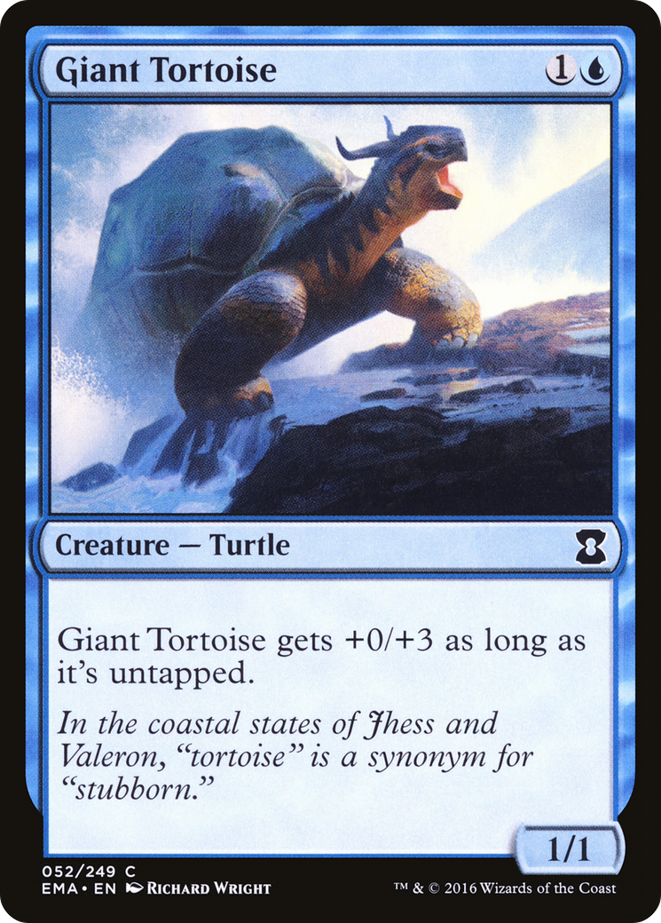 Giant Tortoise (EMA-052) [Eternal Masters]