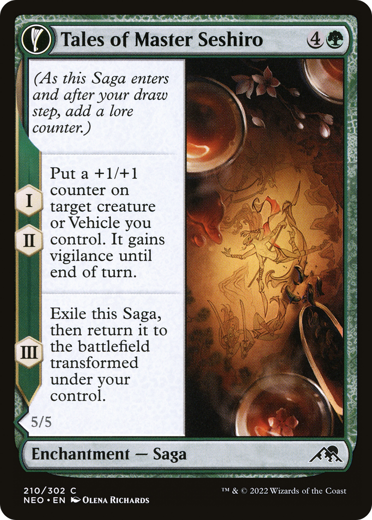 Tales of Master Seshiro (NEO-210) [Kamigawa: Neon Dynasty] Foil