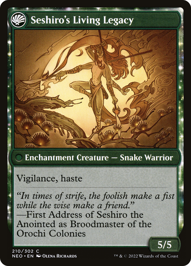Tales of Master Seshiro (NEO-210) [Kamigawa: Neon Dynasty] Foil