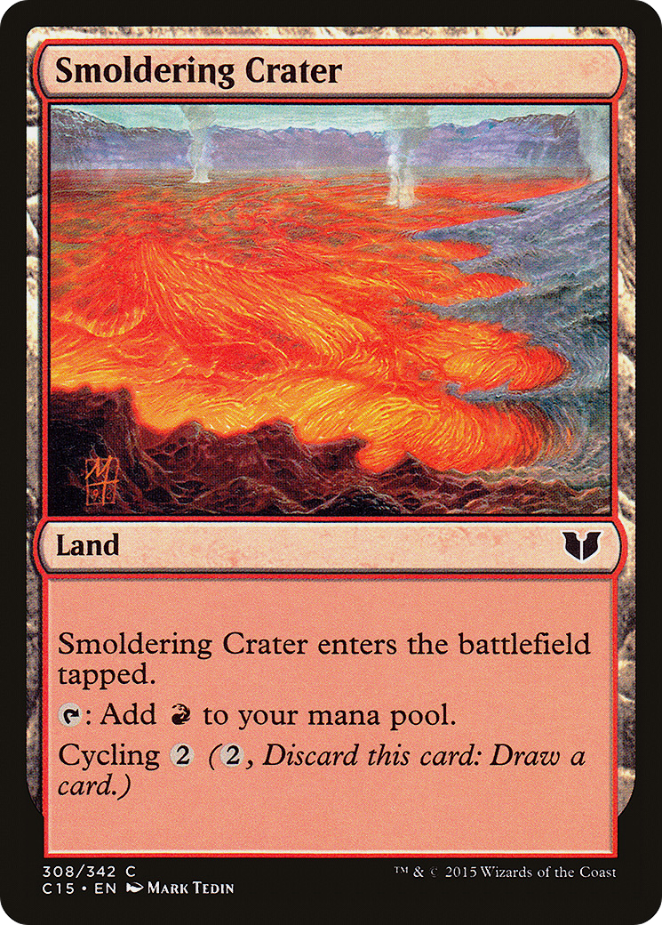 Smoldering Crater (C15-308) [Commander 2015]