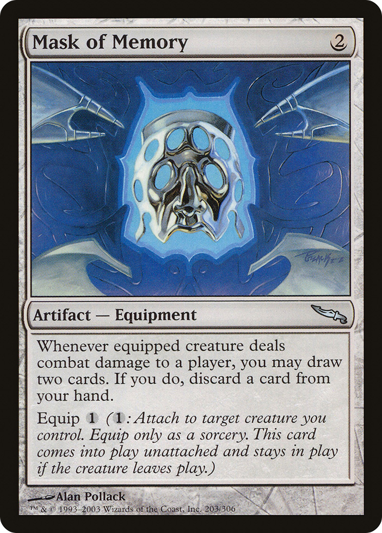 Mask of Memory (MRD-203) [Mirrodin] Foil