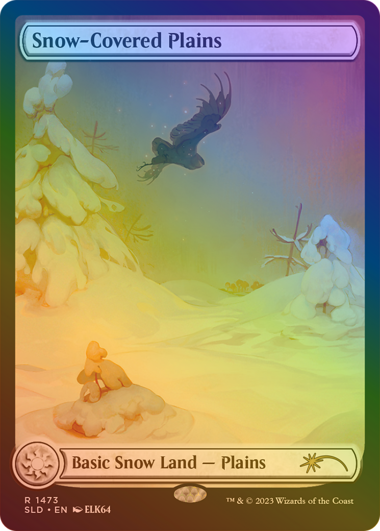 Snow-Covered Plains (SLD-1473★) [Secret Lair Drop]: (Full Art) Foil