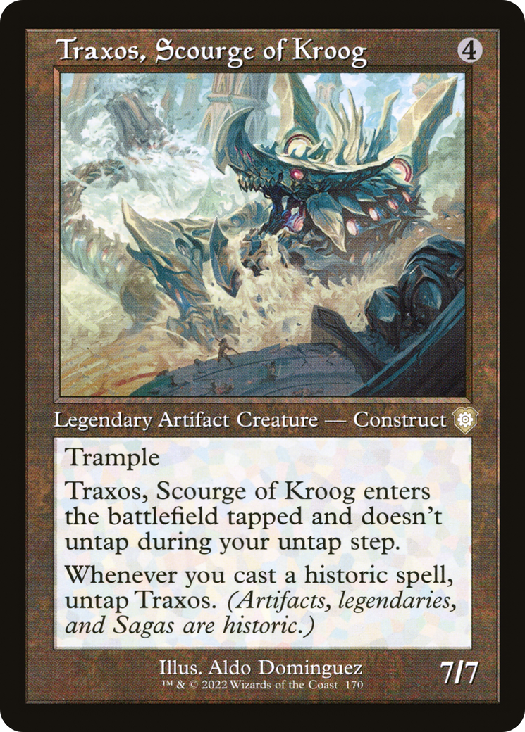 Traxos, Scourge of Kroog (Retro Frame) (BRC-170) [The Brothers' War Commander]